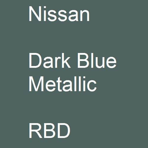 Nissan, Dark Blue Metallic, RBD.